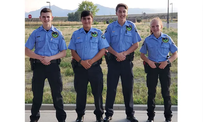 Boulder Police Cadet Program training