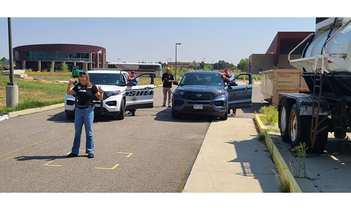 Boulder Police Cadet Program training