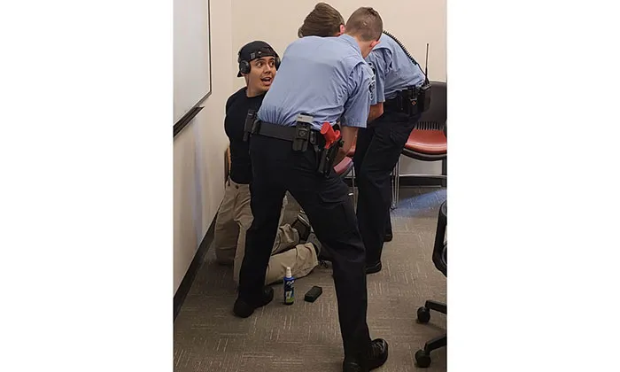 Boulder Police Cadet Program training