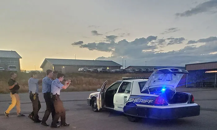 Boulder Police Cadet Program training
