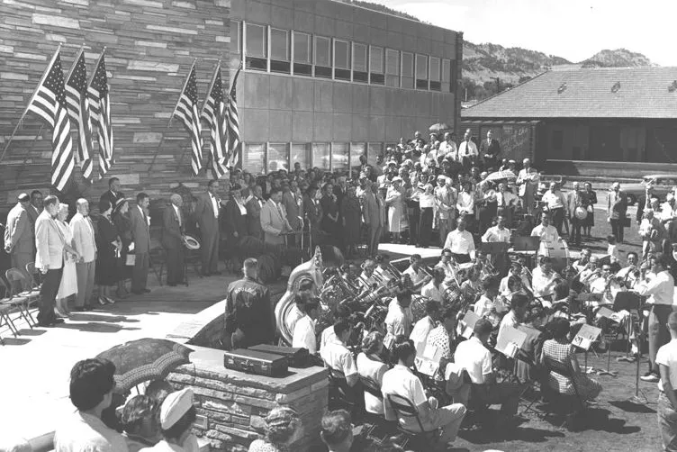 Municipal Building Dedication ceremony in 1952