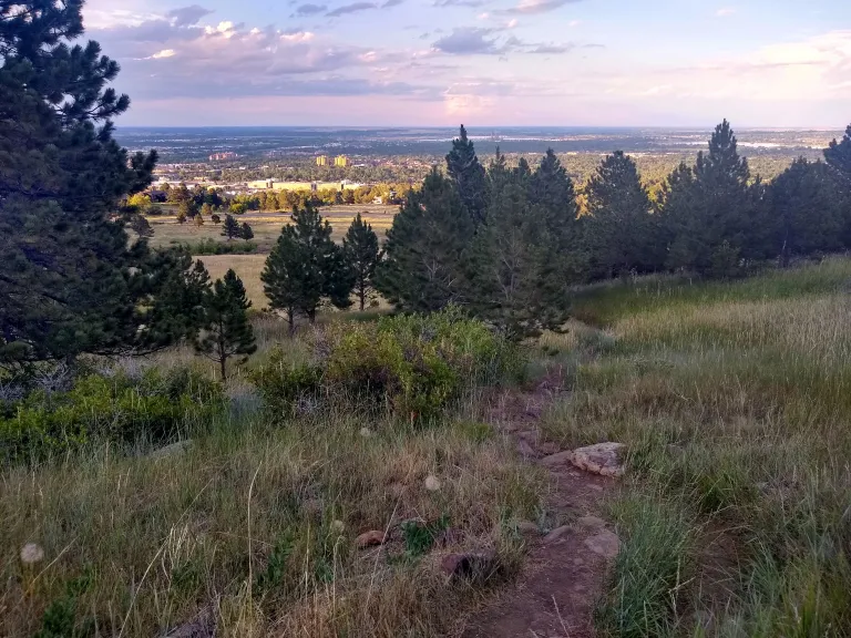 View from NCAR Table Mesa Trail