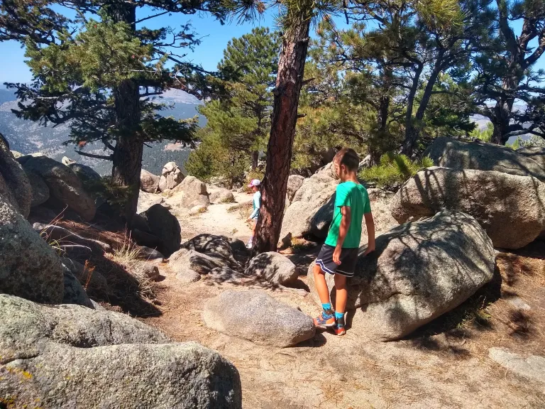 Kids exploring at May's Point