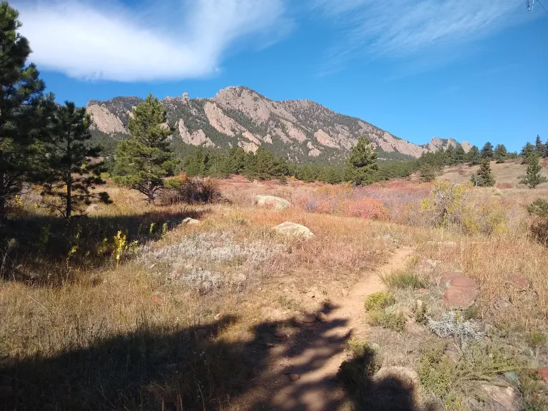 Big Bluestem Trail in fall