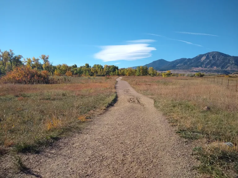 South Boulder Creek West Trail in fall