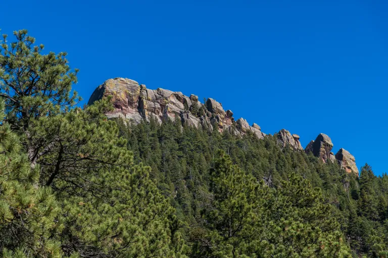 Rock formation viewed from Green Mountain West Ridge