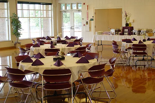 Photo of East Ballroom with Tables and Chairs
