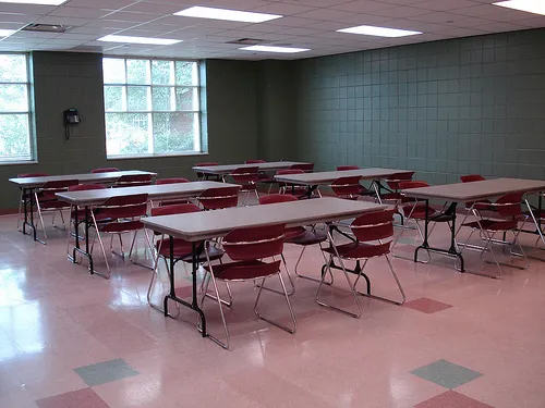 Photo of Eldorado Room with tables and chairs.