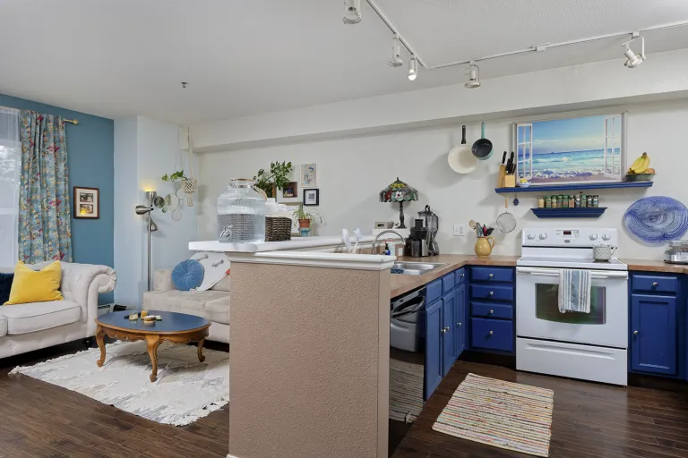 08 - 2610 Iris Ave Unit 105 - kitchen and living space.jpg
