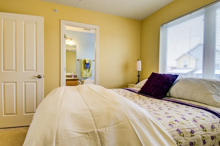 Bedroom with a bed
