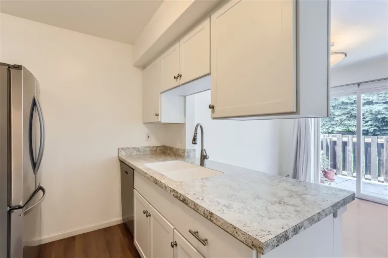 Kitchen views counter tops and sink