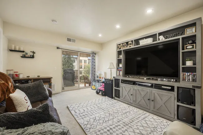 2510 Taft Unit 305 Livingroom couch and TV