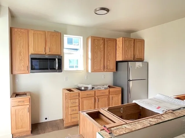 2152-2156 Violet - Interior kitchen in progress