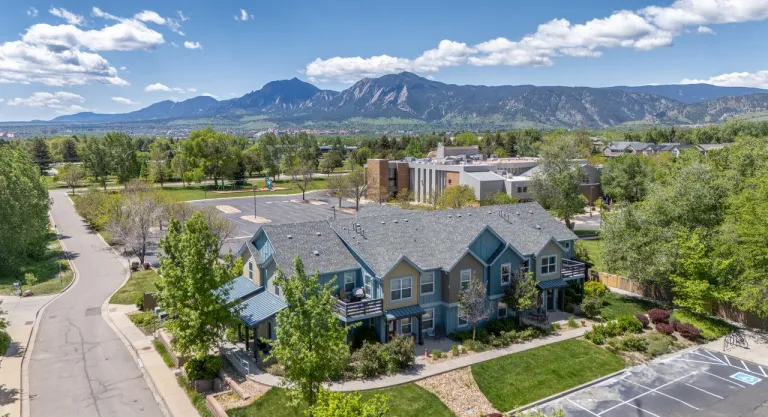 3671 Pinedale St #D View of the homes front and parking spaces