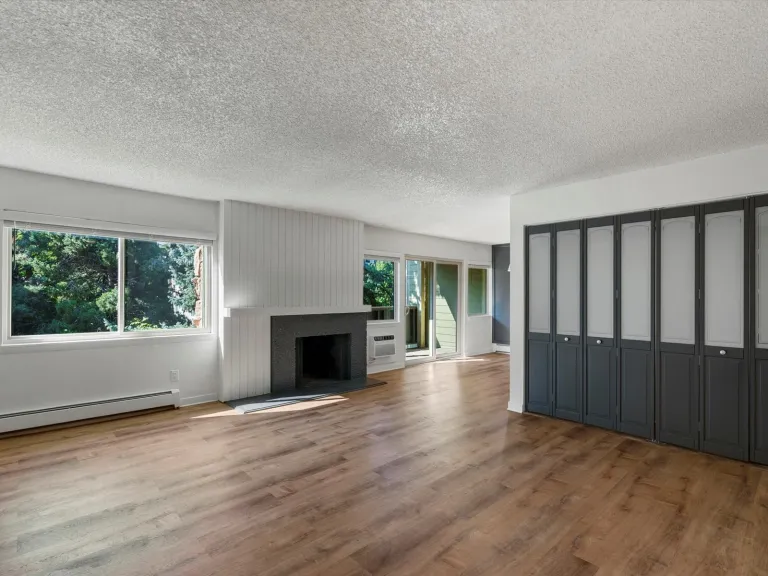 3335 Chisholm Trl 202 - Living room with fireplace