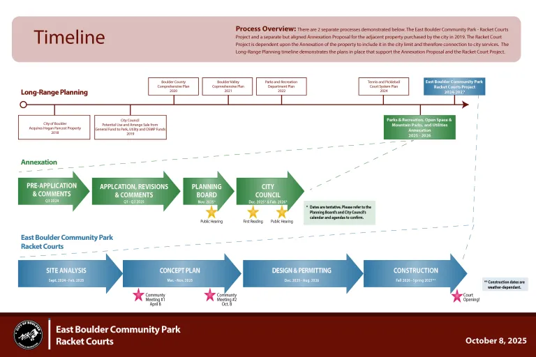 Graphic Version of the Project Timeline