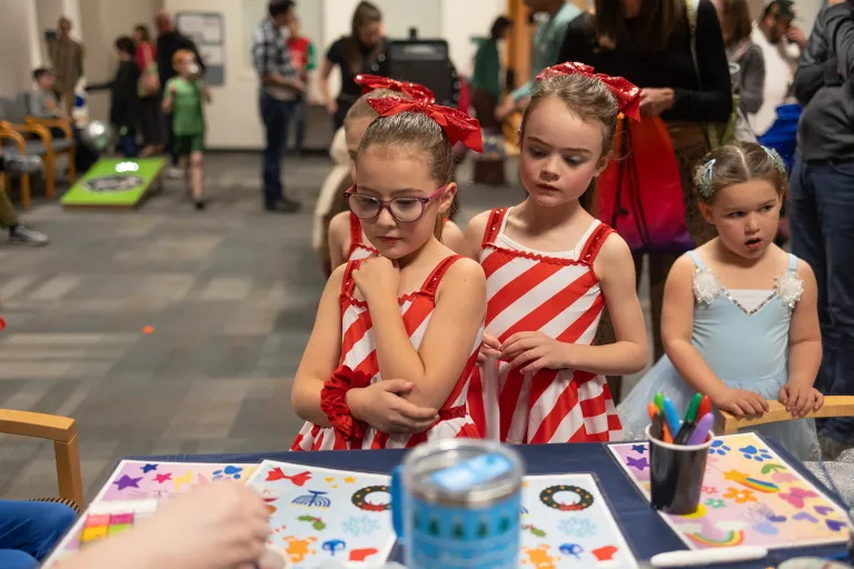 fun and games at the winter dance concert