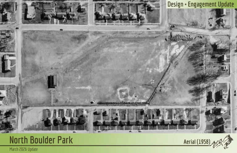 North Boulder Park - 1958 Aerial