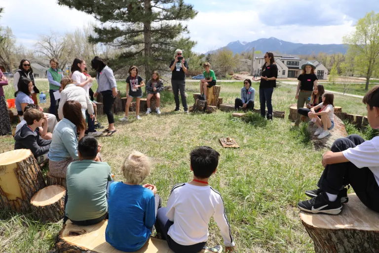 Students at The Habitat and The Nest in Crest View Park