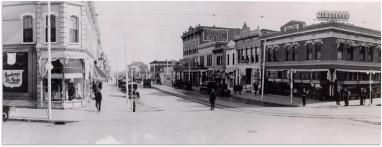1400 block of Pearl Street. Circa 1917