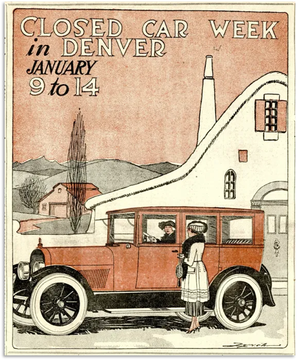 Closed car week advertising in the Rocky Mountain News