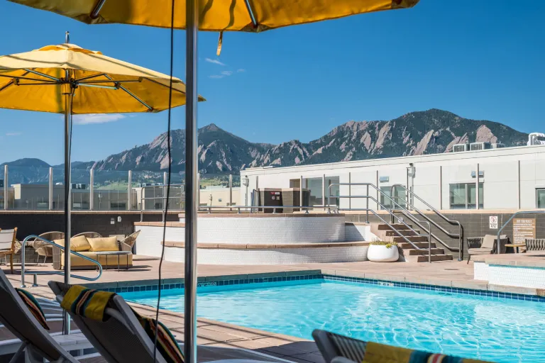 3601 Arapahoe Ave Unit 105 - Amenity pool area