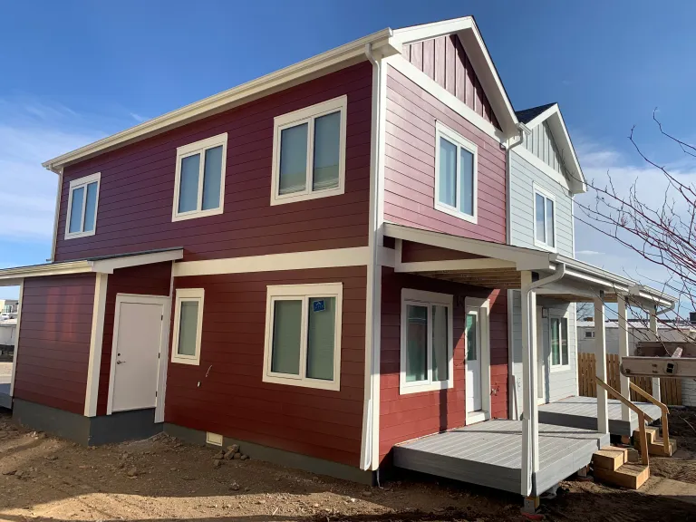 First BoulderMOD-built duplex at Ponderosa. 