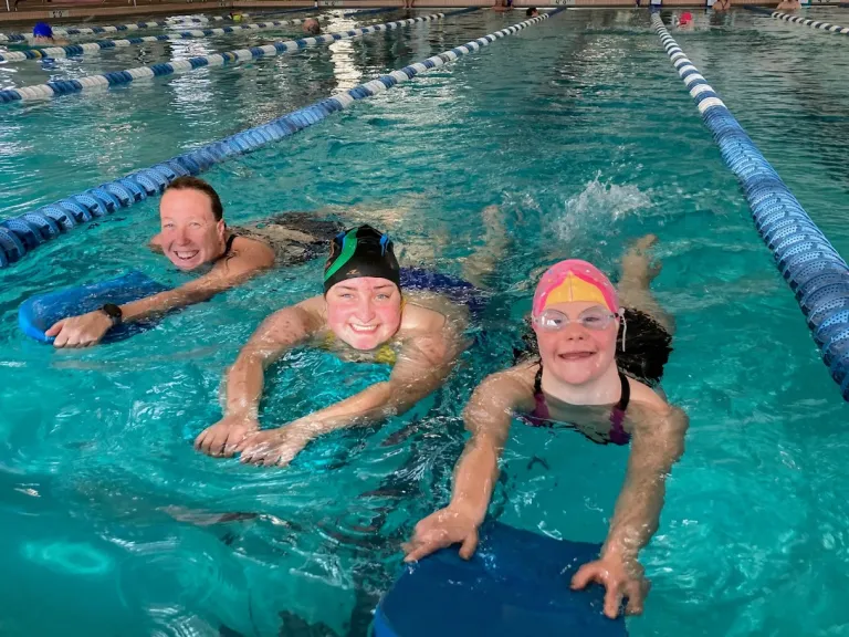 EXPAND participants lap swim