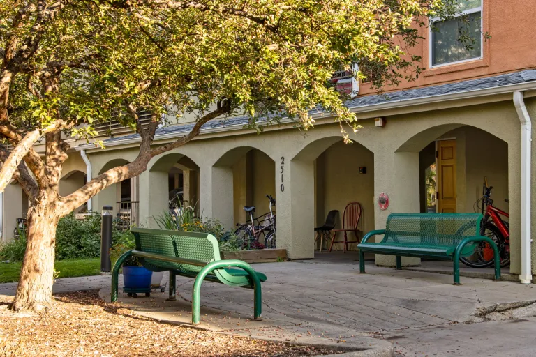 2510 Taft Dr Unit 308 Benches outside