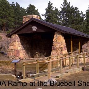 ADA Ramp at Bluebell Shelter