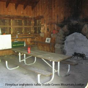 Inside Green Mountain Lodge