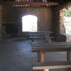 Inside Stone Shelter
