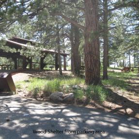 Parking near Wood Shelter