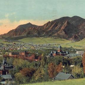 Boulder old color landscape