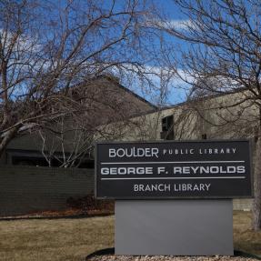 Front of George Reynolds Library