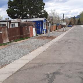 Ponderosa West Court - paved