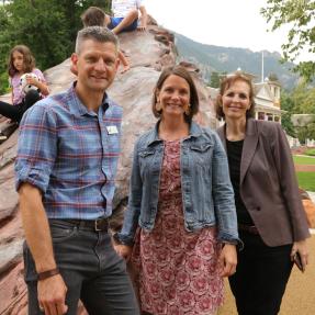 Chautauqua playground renovation celebration