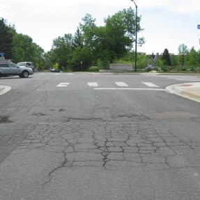 Comanche Drive Before Pavement Work
