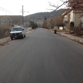 Elder Ave After Pavement Work