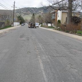 Elder Ave Before Pavement Work