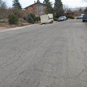Kohler Dr Before Pavement Work
