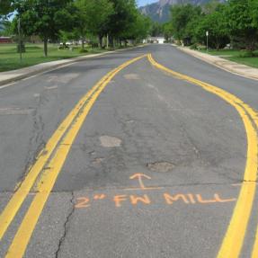 Mohawk Dr Before Pavement Work