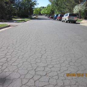 West Moorhead Circle Before Pavement Work