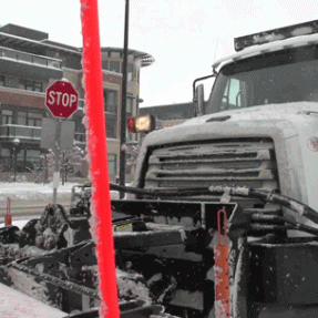 Snowplow truck