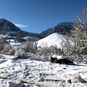 NCAR - Bear Canyon Trail in winter