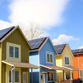 Rooftop solar panels installed in Boulder