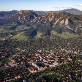 Aerial view of Boulder