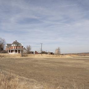 The Fort Chambers-Poor Farm property east of Boulder