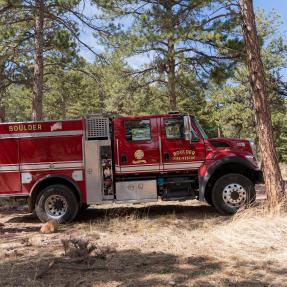 Boulder Fire-Rescue vehicle 