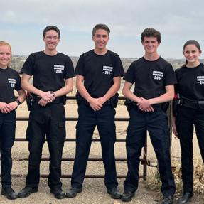 Boulder Police Cadet Program training